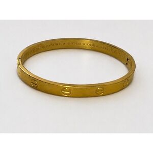 Aldo Cipullo Charles Revson‎ Love Bracelet Women Gold 1970 Vintage Screw Missing